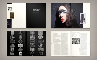 Spreads from “A Magazine About: Fashion and Identity”