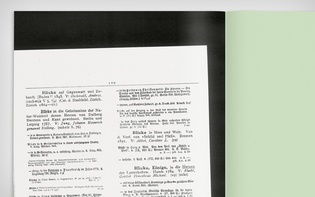 Detail of last page and back cover