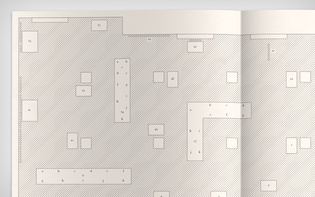 Detail of the exhibition plan