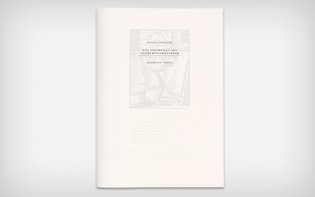 Front cover with frontispiece showing through