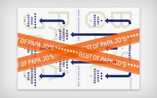 Front and back cover with orange duct tape