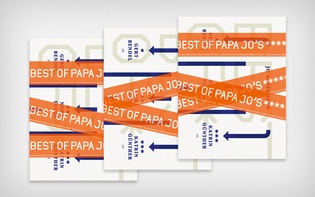 Three examples of duct tape variations on the covers