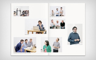 Spread from the publication’s insert, a visual documentation