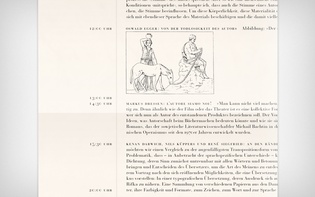 Detail of the symposium’s schedule