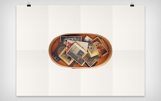 Third of five drawers