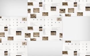 Six posters aligned according to their joints