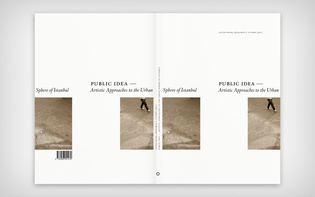 Front and back cover with circumferential typography