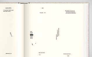 Detail of the typographically encoded inscriptions