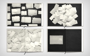 Another four B/W spreads, introducing the photographic material and process