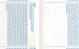 Close-up of the typography