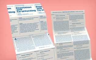 Recto and verso of the leaflet