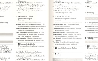 Hagen Verleger: Utopien. Wege aus der Gegenwart (Leaflet)